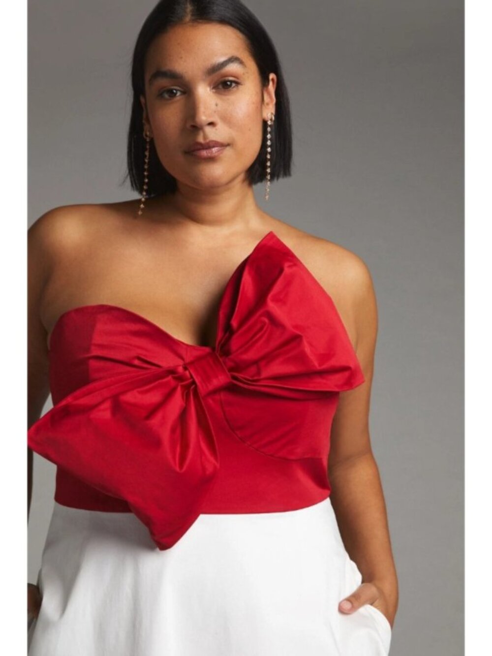 Anthropologie Hutch Bow-Tie Maxi Dress Sz 6 - Picture 7 of 7